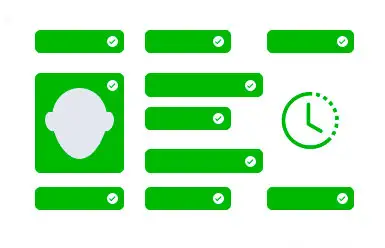 Écran affichant les résultats de vérification envoyés automatiquement via API