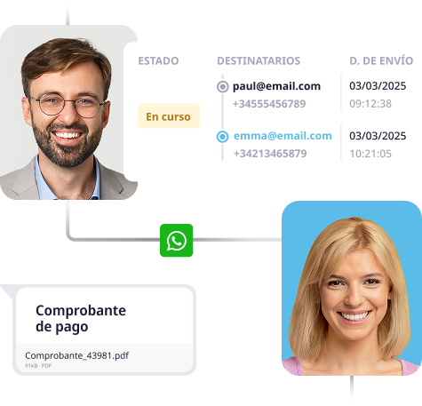 Send documents instantly via WhatsApp Business