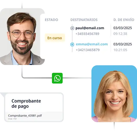 Send documents instantly via WhatsApp Business