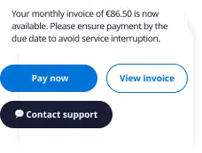 Integrated payment experience within RCS